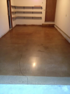 Stained Polished Concrete