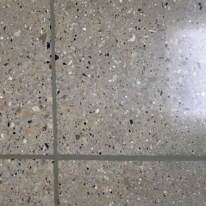 Polished Concrete with Filled Joints